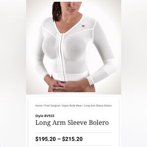 Design Veronique compression Wear Long Arm Sleeve Bolero